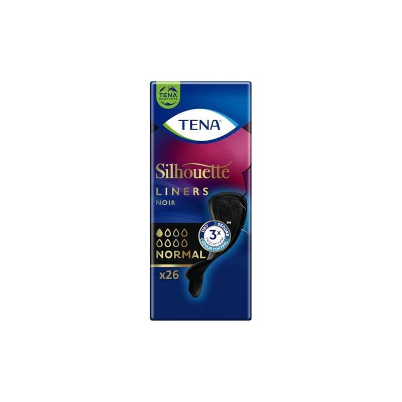 Tena Silhouette Protect - Slips Normal Nero - 1 confezione da 26 protezioni