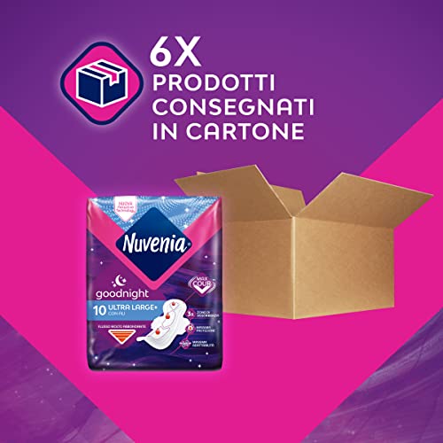 Nuvenia - Assorbente Ultra Notte con Ali