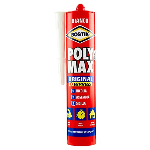 BOSTIK Poly Max Original Express colla di montaggio e sigillante universale rapido e forte cartuccia 425g