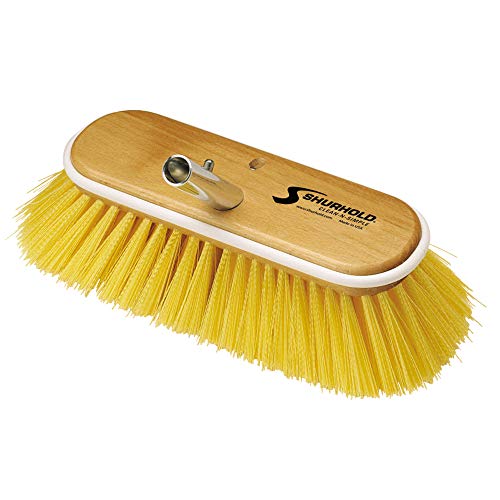Shurhold Deck Brush with Soft Yellow Polystyrene Bristles