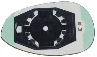 CG94 PIASTRA SPECCHIO TERMICA- VETRO CURVO - Posizione Sinistra [Lato Guida] Per Auto: GRANDE PUNTO