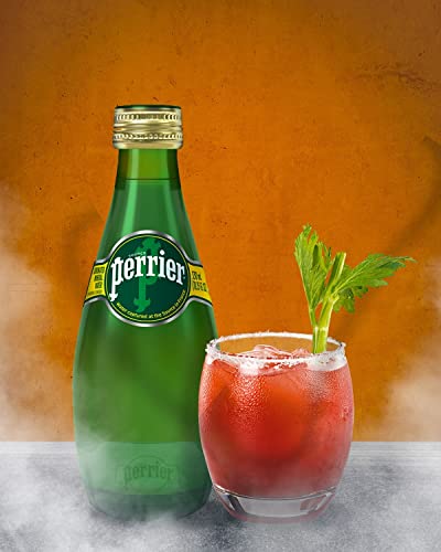 Perrier, Acqua Minerale Frizzante in Vetro - 4 bottiglie da 33cl