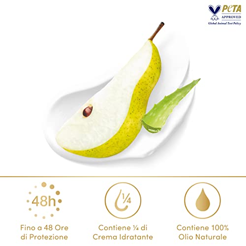 Dove, Deodorante Go Fresh Pera e Aloe Vera Stick, Deodorante Antitraspirante in Stick, con 1/4 Crema Idratante, Protezione Fino a 48 Ore, con Olio Nutriente, Deodorante Uomo e Donna, 6 Pezzi da 40 ml