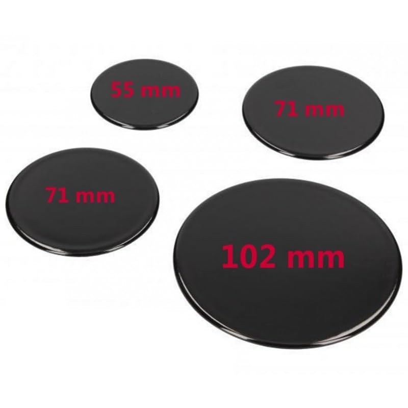 CG94 - Ricambi ed Accessori per Cottura (piattelli Piano Cottura Cucina Gas 4 fuochi) - 4 PZ