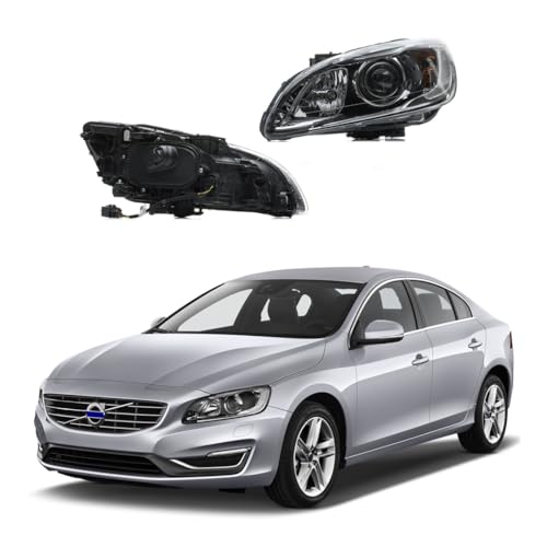 CG94 - Proiettore H7-H9 con Motor. Elett. C/Luce Diurna a Led. Parabola Nera per Auto VOL_VO S60 - V60.