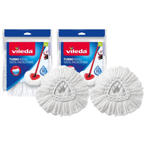 Vileda Easywring e Clean Turbo Classico in Microfibra mop Refill Head