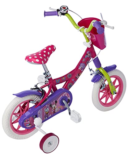 Disney 13126 Minnie-Bicicleta 12'', Multicolore,