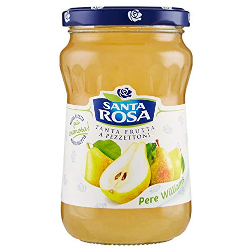 Santa Rosa - Confettura Extra di Pere, Tanta Frutta a Pezzettoni - 6 pezzi da 350 g [2100 g]