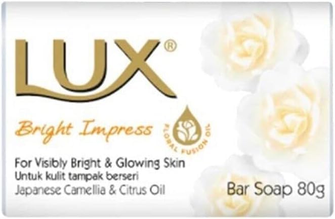Lux Bright Impress Camellia & Citrus Oil Sapone | 3 Soap Bar