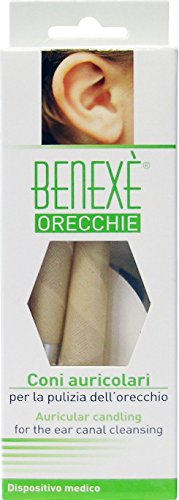 12 x BENEXE' Coni Auricolari Pulizia Orecchio 2 Pezzi