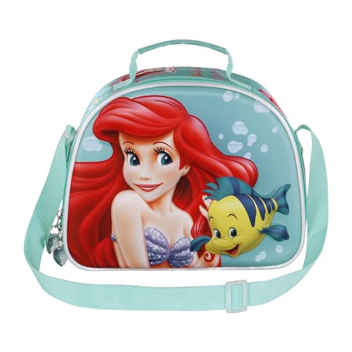 Disney Princesas-Borsa per il Pranzo 3D, 25.5 x 20 cm