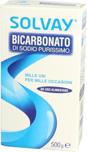 Solvay - Bicarbonato Di Sodio, Ad Uso Alimentare , 500 G