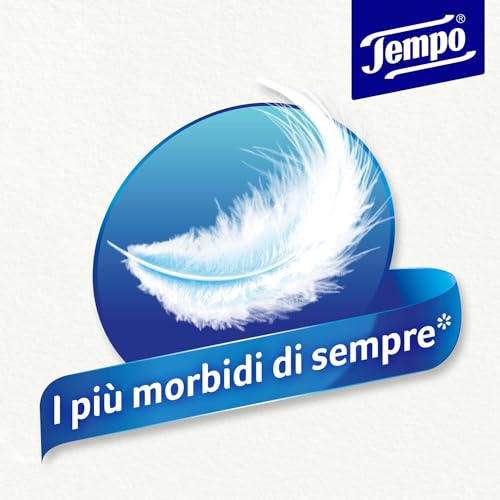 Tempo, Scatola di Fazzoletti di Carta, 3 Scatole da 80 Fazzolettini Monouso, 4 Veli, Box Limited Edition Firmata Marras, 4 Grafiche Assortite, Confezione Riciclabile