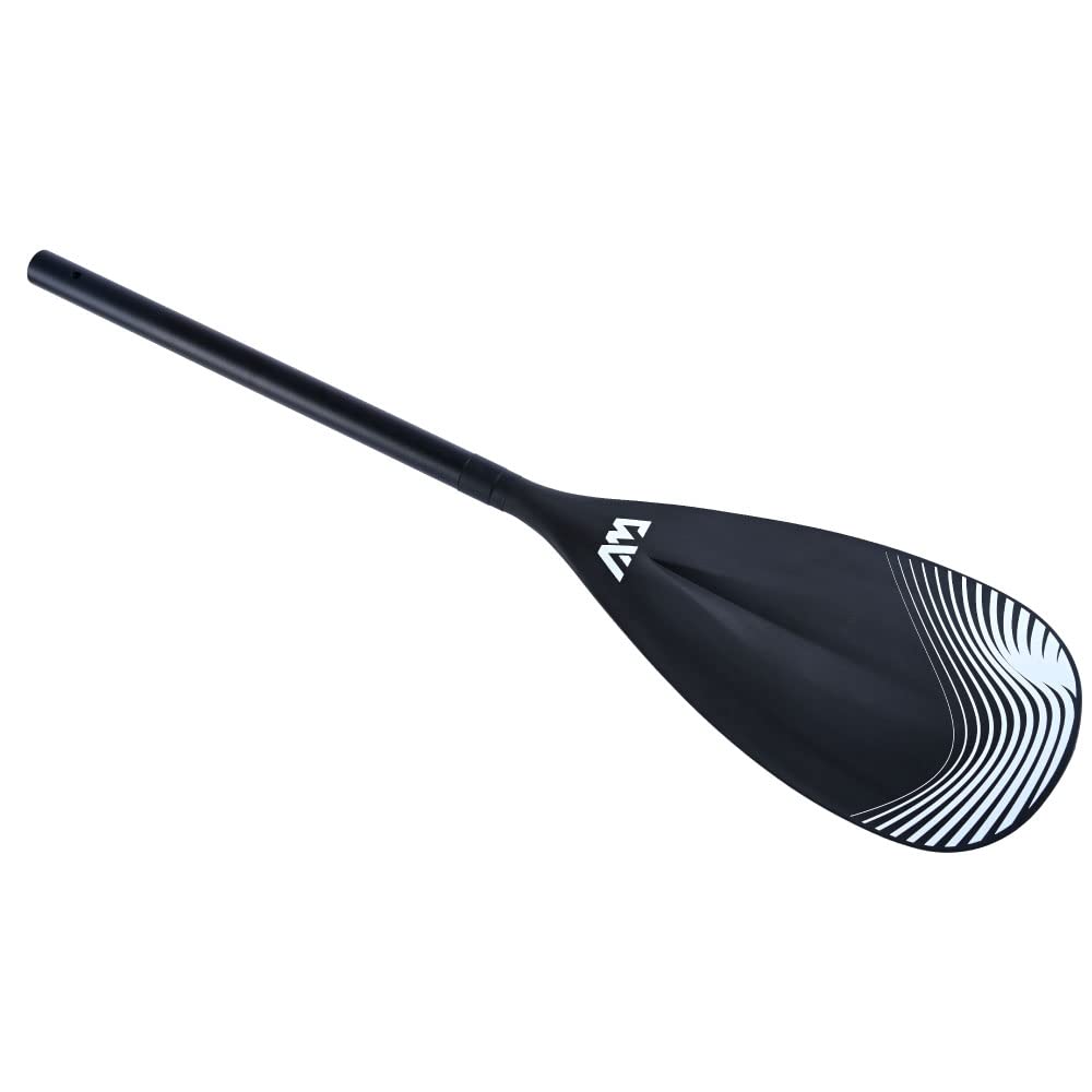 CampSup Aqua Marina Sports III - Pagaia SUP in alluminio, 3 pezzi, colore nero, 175-220 cm