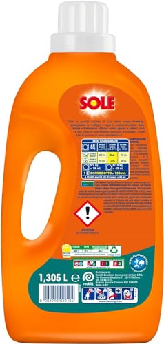 Sole Detersivo Lavatrice Igiene e Freschezza 290 Lavaggi, 10x29, Formula igienizzante, Detersivo Lavatrice Liquido Igiene e Freschezza, Contro Batteri e Cattivo Odore