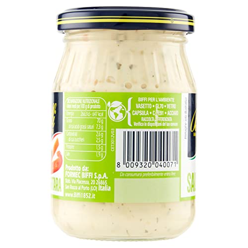 Biffi - Salsa Tartara - Multipack - 6 vasetti da 180 g