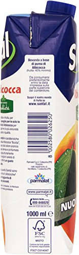 Santal - Succo Albicocca con Varieta' Bulida - 12 pezzi da 1 l [12 l]