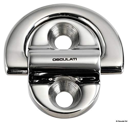 OSCULATI Pad Eye 45x45 mm Anello 6 mm (2 Fori)