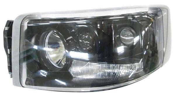 CG94 PROIETTORE H7-H15-H3-PY21 PRED. PER REG. ELETT. [Lato DX] PARABOLA NERA - VERSIONE CON FENDINEBBIA Per Auto: TRUCK D WIDE