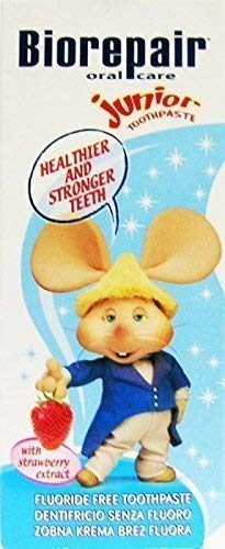 12 x BIO REPAIR Dentifricio Junior Topo Gigio 0-13 Anni 50 Ml