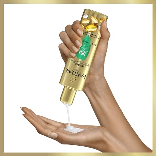 Pantene Pro-V Balsamo, Balsamo 3 Minute Miracle, Lisci Effetto Seta, per Capelli Crespi e Opachi, Un Trattamento intensivo Giornaliero, 150 ml