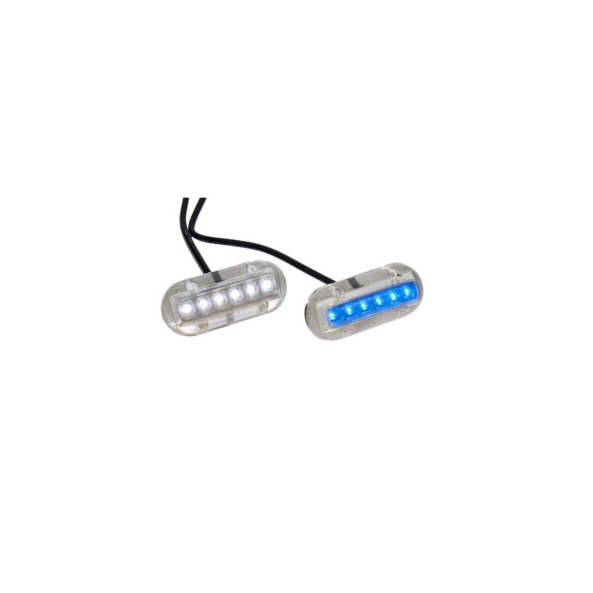TREM Luce Subacquea A 6 LED - Bianco