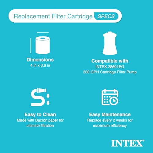 Intex Cartuccia filtrante Tipo H per Piscine #29007E