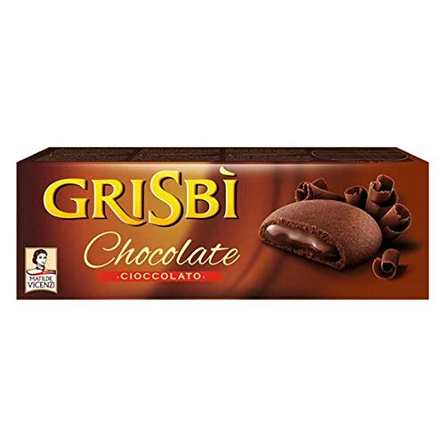 10 x 150gr VICENZI GRISBI' BISCOTTI CACAO RIPIENI CIOCCOLATO