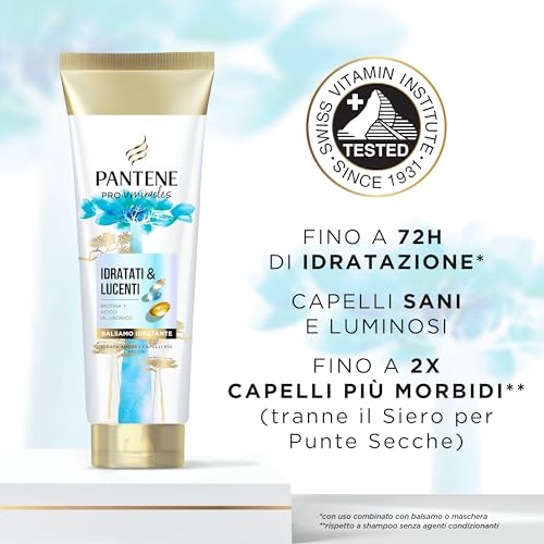 Pantene Idratati & Lucenti Maschera per Capelli Intensiva con Biotina 300ml