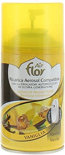 AIR FLOR 6 PZ Deo Ricarica 250 ML Vaniglia [ Totale 1,5 LT ]