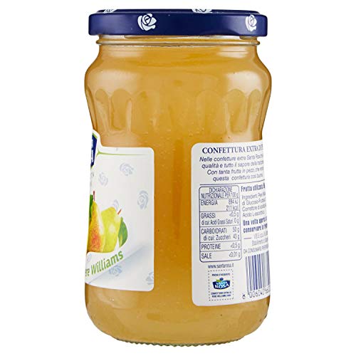 Santa Rosa - Confettura Extra di Pere, Tanta Frutta a Pezzettoni - 6 pezzi da 350 g [2100 g]