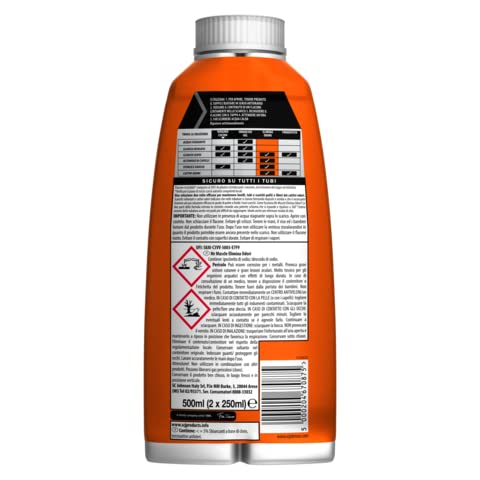 Mr Muscle Schiuma Elimina Odori per Tubi e Scarichi, SICURO PER I TUBI - Formato Scorta da 12 Pezzi da 500 ml