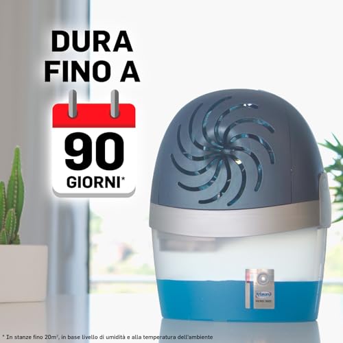 Ariasana Aero 360° Assorbiumidità Antiodore 2in1 Deumidificatore in Plastica Riciclata Non Elettrico Previene Condensa Muffa