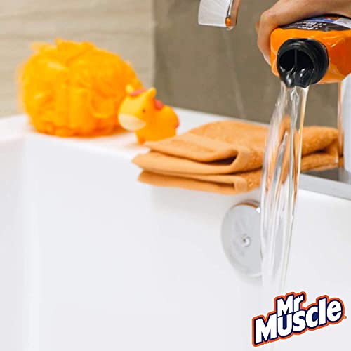 Mr Muscle Schiuma Elimina Odori per Tubi e Scarichi, SICURO PER I TUBI - Formato Scorta da 12 Pezzi da 500 ml