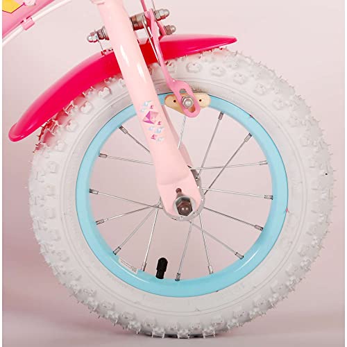 Bicicletta per bambini, Principesse, Disney, bici con rotelle, 12" 14" e 16", bambini dai 3 ai 6 anni