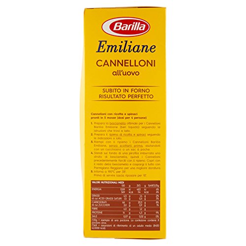 Barilla - Emiliane, Cannelloni all'Uovo