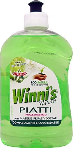16 x WINNI'S Lavapiatti Ecologico Conc.Lime E Fiori Mela 500 Ml