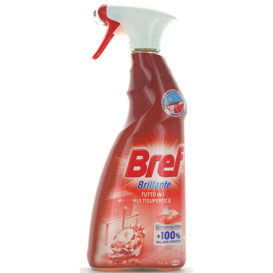 6 PZ BREF BRILLANTE MULTIUSO SPRAY 750 ML