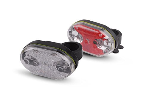 Bottari bicicletta da uomo illuminazione 2 funzioni luce anteriore per bicicletta con lampeggiante led-white
