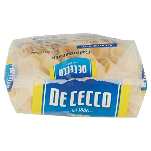 De Cecco - Calamarata n 129, Pasta di Semola di Grano Duro - 12 pezzi da 500 g [6 kg]