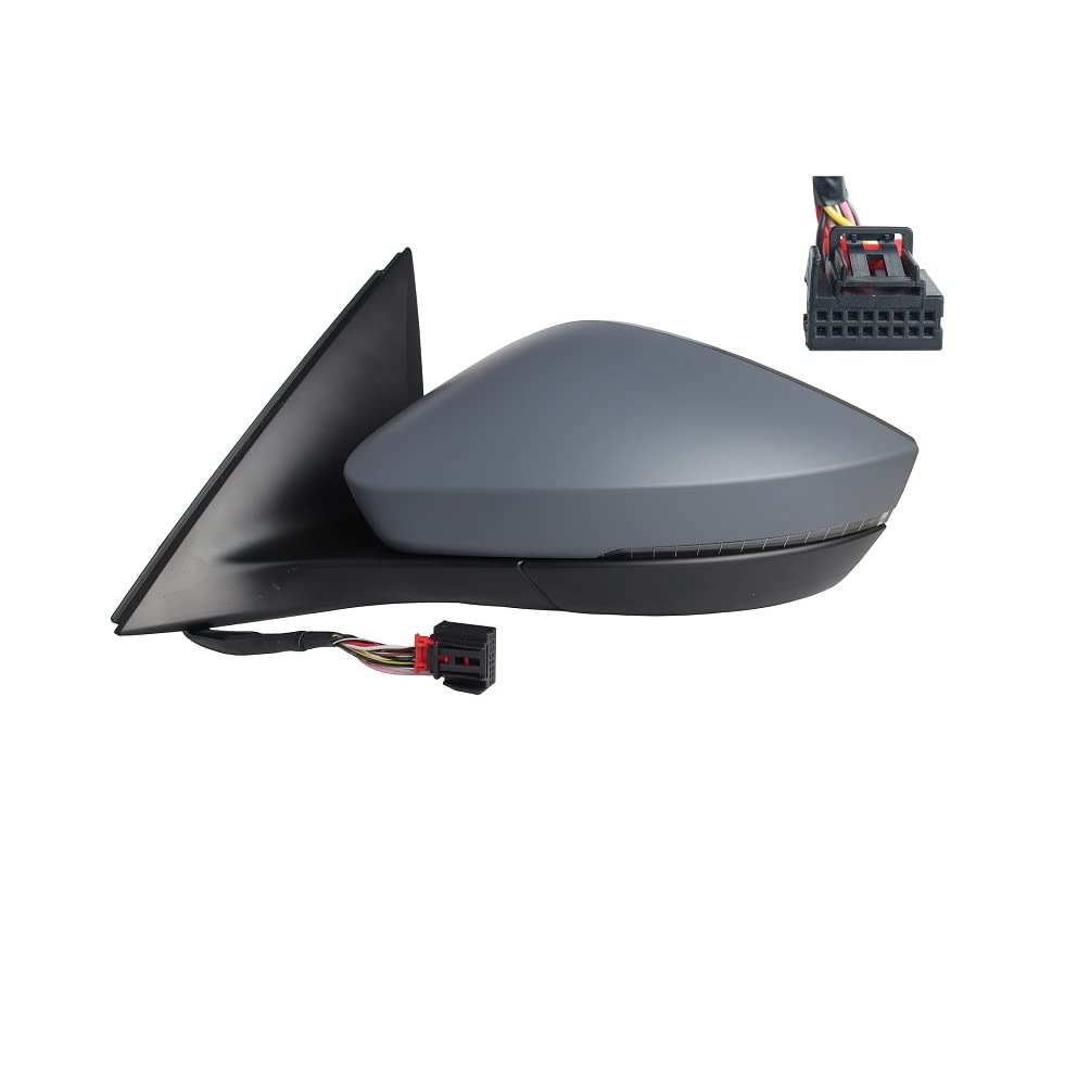 KAMIQ - SCALA 19> Specchio retrovisore sinistro elettrico termico con primer con fanalino freccia chiusura manuale