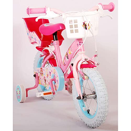 Bicicletta per bambini, Principesse, Disney, bici con rotelle, 12" 14" e 16", bambini dai 3 ai 6 anni