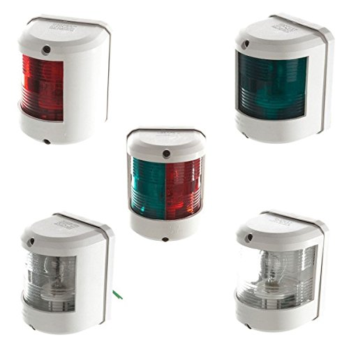 OSCULATI Fanale U78 Verde-Nero 12 V