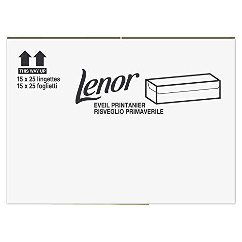 Lenor - Salviette per asciugatrice, confezione da 5 (5 x 25 pezzi)