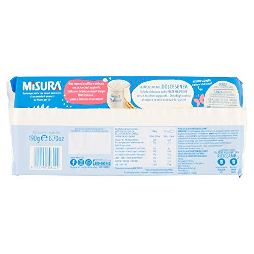 Misura Plumcake Preparati con Yogurt, 6 Plumcake, 190g