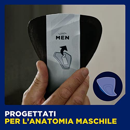 TENA MEN, Pacco Scorta Mensile - Protezioni assorbenti specifici per perdite urinarie maschili, discreti e confortevoli
