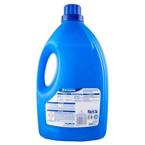 Napisan Additivo Disinfettante Lavatrice, Confezione da 2.2 Litri di Additivo Liquido per Lavatrice, Contro i Batteri e i Cattivi Odori