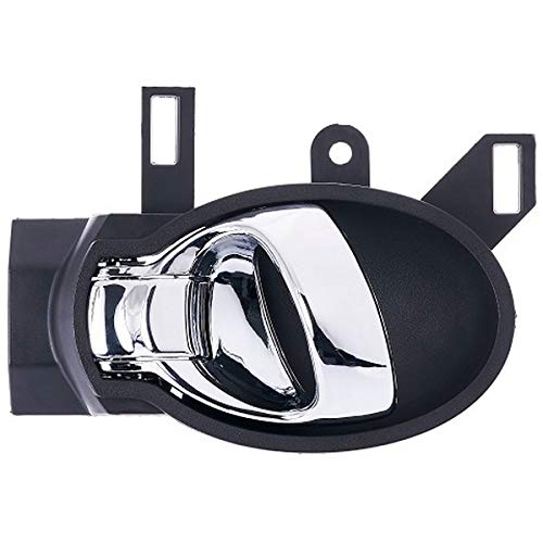 7445613299220 Derb Maniglia Apriporta Interna Anteriore Posteriore Dx Destro [Lato Passeggero] (Nera Con Leva Cromata)