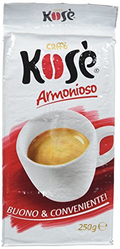 Kosè - Caffè Armonioso, Miscela di caffè torrefatto e macinato - 10 pezzi da 250 g [2500 g]