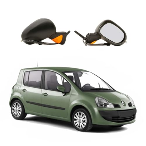 CG94 - Specchietto Retrovisore Termico con Fanalino Arancio per Auto RENA_ULT MODUS - Calotta da Verniciare